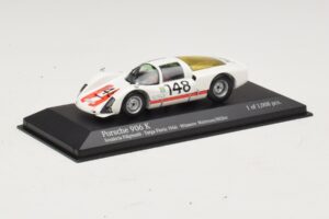 Porsche 906 K Scuderia Filipinetti #148 W. Mairesse / H. Muller Targa Florio Winners 1966 Minichamps 1:43 400666648 Metalas - nuotrauka 2 iš 4
