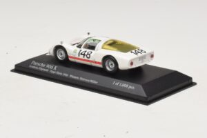 Porsche 906 K Scuderia Filipinetti #148 W. Mairesse / H. Muller Targa Florio Winners 1966 Minichamps 1:43 400666648 Metalas - nuotrauka 3 iš 4