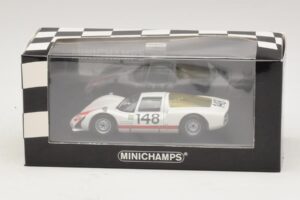 Porsche 906 K Scuderia Filipinetti #148 W. Mairesse / H. Muller Targa Florio Winners 1966 Minichamps 1:43 400666648 Metalas - nuotrauka 4 iš 4