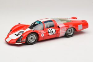 Porsche 906 LH Squadra Tartaruga #40 D. Spoerry / R. Steinemann 12 Hours of Sebring 1967 Minichamps 1:18 100676140 Metalas