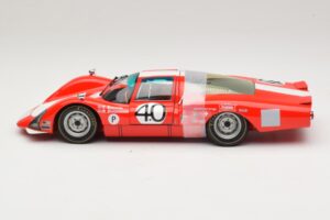 Porsche 906 LH Squadra Tartaruga #40 D. Spoerry / R. Steinemann 12 Hours of Sebring 1967 Minichamps 1:18 100676140 Metalas - nuotrauka 4 iš 8