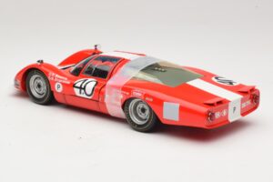Porsche 906 LH Squadra Tartaruga #40 D. Spoerry / R. Steinemann 12 Hours of Sebring 1967 Minichamps 1:18 100676140 Metalas - nuotrauka 7 iš 8