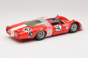 Porsche 906 LH Squadra Tartaruga #40 D. Spoerry / R. Steinemann 12 Hours of Sebring 1967 Minichamps 1:18 100676140 Metalas - nuotrauka 3 iš 8