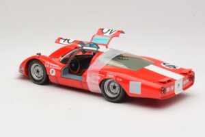 Porsche 906 LH Squadra Tartaruga #40 D. Spoerry / R. Steinemann 12 Hours of Sebring 1967 Minichamps 1:18 100676140 Metalas - nuotrauka 5 iš 8