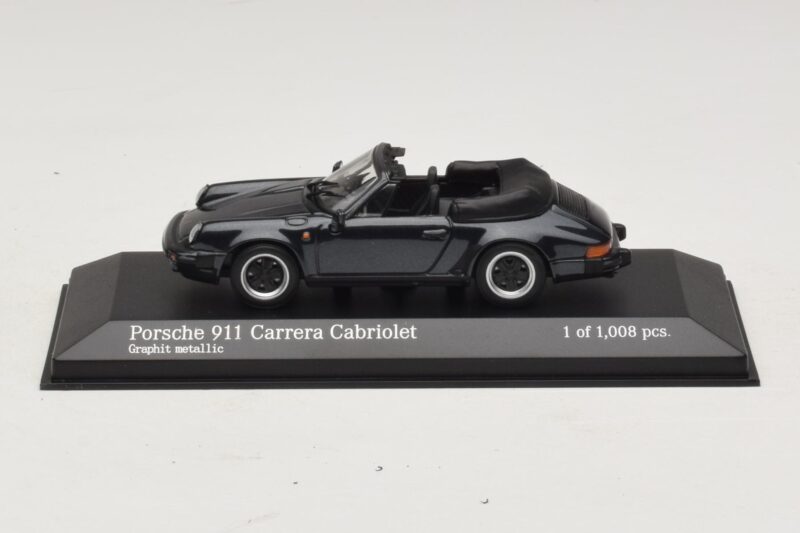 Porsche 911 930 Carrera Cabriolet Pilka Metalik Minichamps 1:43 Porsche 911 930 Carrera Cabriolet Pilka Metalik Minichamps 1:43 430062037 Metalas