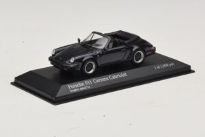Porsche 911 930 Carrera Cabriolet Pilka Metalik Minichamps 1:43 430062037 Metalas - nuotrauka 2 iš 4
