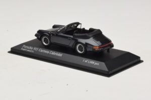 Porsche 911 930 Carrera Cabriolet Pilka Metalik Minichamps 1:43 430062037 Metalas - nuotrauka 3 iš 4