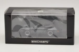 Porsche 911 930 Carrera Cabriolet Pilka Metalik Minichamps 1:43 430062037 Metalas - nuotrauka 4 iš 4