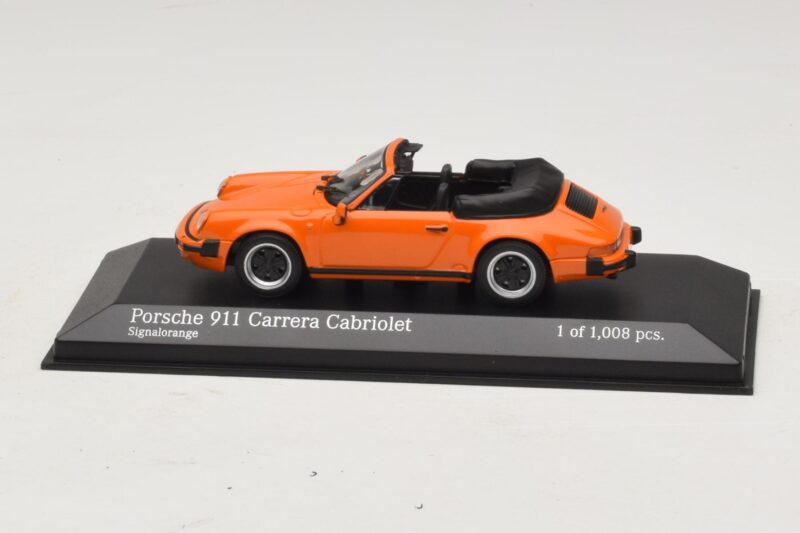 Porsche 911 930 Carrera Cabriolet Oranžinis Minichamps 1:43 Porsche 911 930 Carrera Cabriolet Oranžinis Minichamps 1:43 430062038 Metalas