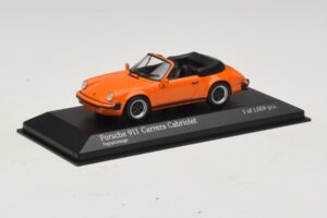 Porsche 911 930 Carrera Cabriolet Oranžinis Minichamps 1:43 430062038 Metalas - nuotrauka 2 iš 4