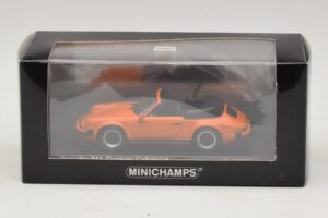 Porsche 911 930 Carrera Cabriolet Oranžinis Minichamps 1:43 430062038 Metalas - nuotrauka 4 iš 4