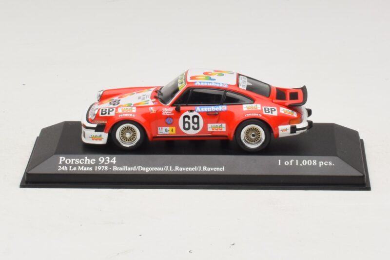 Porsche 911 934 #69 Braillard / Dagoreau 24 Hours of Le Mans 1978 Minichamps 1:43 Porsche 911 934 #69 Braillard / Dagoreau 24 Hours of Le Mans 1978 Minichamps 1:43 400786469 Metalas
