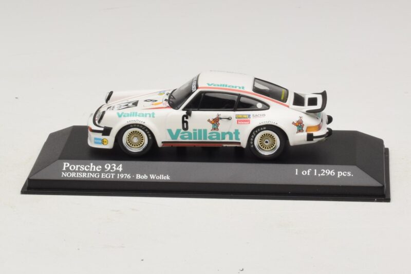 Porsche 911 934 Vaillant #6 B. Wollek Norisring EGT 1976 Minichamps 1:43 Porsche 911 934 Vaillant #6 B. Wollek Norisring EGT 1976 Minichamps 1:43 400766496 Metalas