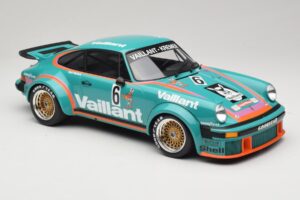 Porsche 911 934 Vaillant #6 T. Hezemans Winner DRM Norisring 1976 Minichamps 1:12 125766406 Metalas - nuotrauka 4 iš 6