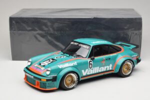 Porsche 911 934 Vaillant #6 T. Hezemans Winner DRM Norisring 1976 Minichamps 1:12 125766406 Metalas - nuotrauka 6 iš 6