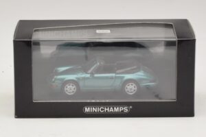Porsche 911 964 Carrera 2 Cabriolet Turkio Minichamps 1:43 430067332 Metalas - nuotrauka 4 iš 4