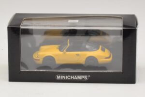 Porsche 911 964 Targa Geltonas Minichamps 1:43 400061367 Metalas - nuotrauka 4 iš 4