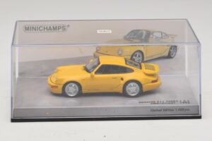 Porsche 911 964 Turbo S 3.3 Lightweight Minichamps 1:43 436069170 Metalas - nuotrauka 4 iš 5