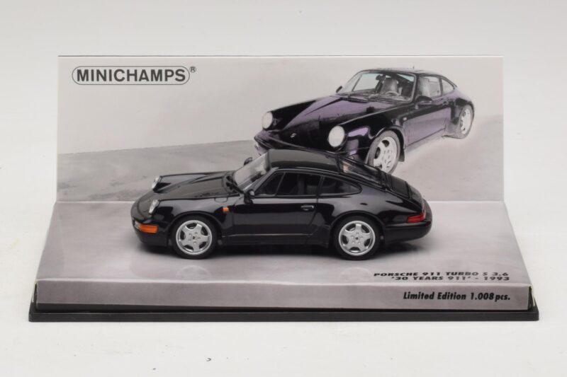 Porsche 911 964 Turbo S 3.6 30-Metų Jubiliejus Juodas Minichamps 1:43 Porsche 911 964 Turbo S 3.6 30-Metų Jubiliejus Juodas Minichamps 1:43 436069171 Metalas