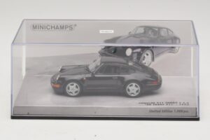 Porsche 911 964 Turbo S 3.6 30-Metų Jubiliejus Juodas Minichamps 1:43 436069171 Metalas - nuotrauka 4 iš 5