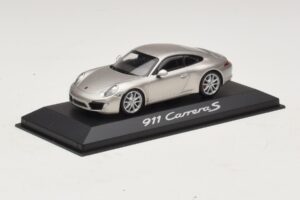 Porsche 911 991 Carrera S Sidabro Metalik Minichamps 1:43 WAP0200130C Metalas - nuotrauka 2 iš 4