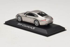 Porsche 911 991 Carrera S Sidabro Metalik Minichamps 1:43 WAP0200130C Metalas - nuotrauka 3 iš 4