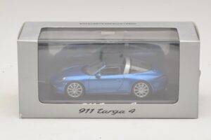 Porsche 911 991 Targa Mėlyna Metalik Minichamps 1:43 WAP0200350E Metalas - nuotrauka 4 iš 4