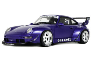Porsche 911 993 RWB Son Goku Purple GT Spirit 1:18 GT571 Derva