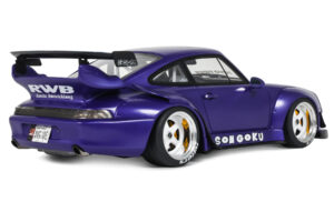 Porsche 911 993 RWB Son Goku Purple GT Spirit 1:18 GT571 Derva - nuotrauka 2 iš 5
