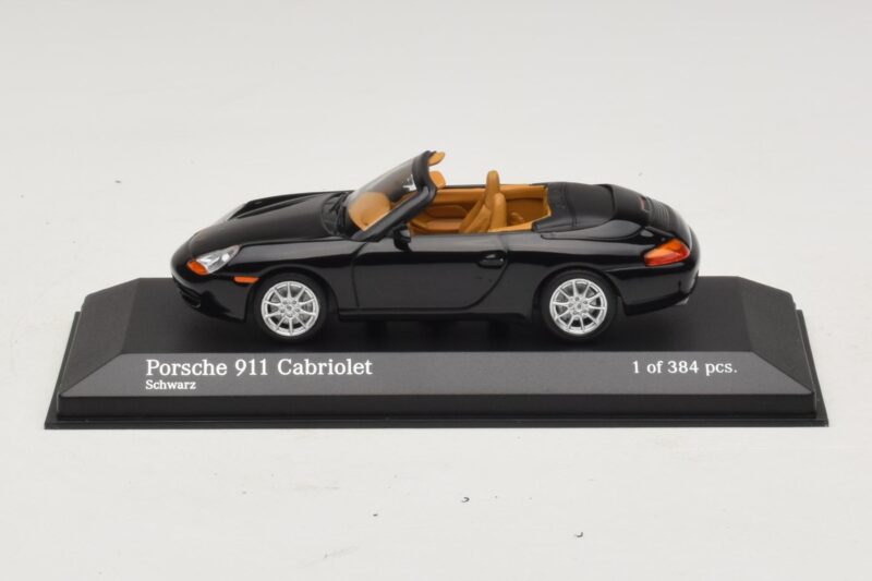 Porsche 911 996 Kabrioletas Juoda Metalinė Minichamps 1:43 400061090 Metalas
