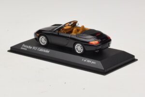 Porsche 911 996 Kabrioletas Juoda Metalinė Minichamps 1:43 400061090 Metalas - nuotrauka 3 iš 4