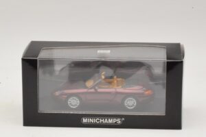 Porsche 911 996 Kabrioletas Raudona Metalinė Minichamps 1:43 400061092 Metalas - nuotrauka 4 iš 4