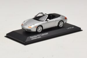Porsche 911 996 Kabrioletas Sidabrinė Metalinė Minichamps 1:43 400061091 Metalas - nuotrauka 2 iš 4