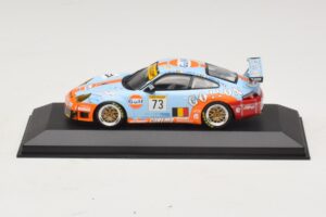 Porsche 911 996 GT3 RSR Gulf #73 Lefort / Lambert 1000km Spa 2005 Minichamps 1:43 400056473-P1 Metalas