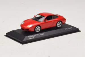 Porsche 911 996 Raudonas Minichamps 1:43 400061181 Metalas - nuotrauka 2 iš 4