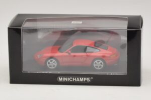 Porsche 911 996 Raudonas Minichamps 1:43 400061181 Metalas - nuotrauka 4 iš 4