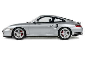 Porsche 911 996 Turbo Polar Silver GT Spirit 1:18 GT567 Derva - nuotrauka 3 iš 5