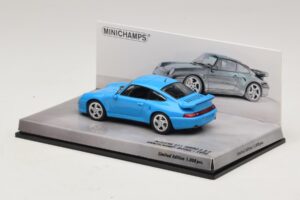 Porsche 911 996 Turbo S 3.6 Jubiliejinė Laida Mėlynas Minichamps 1:43 436069270 Metalas - nuotrauka 3 iš 5