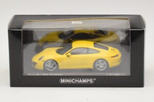 Porsche 911 996 Geltonas Minichamps 1:43 400061182 Metalas - nuotrauka 4 iš 4