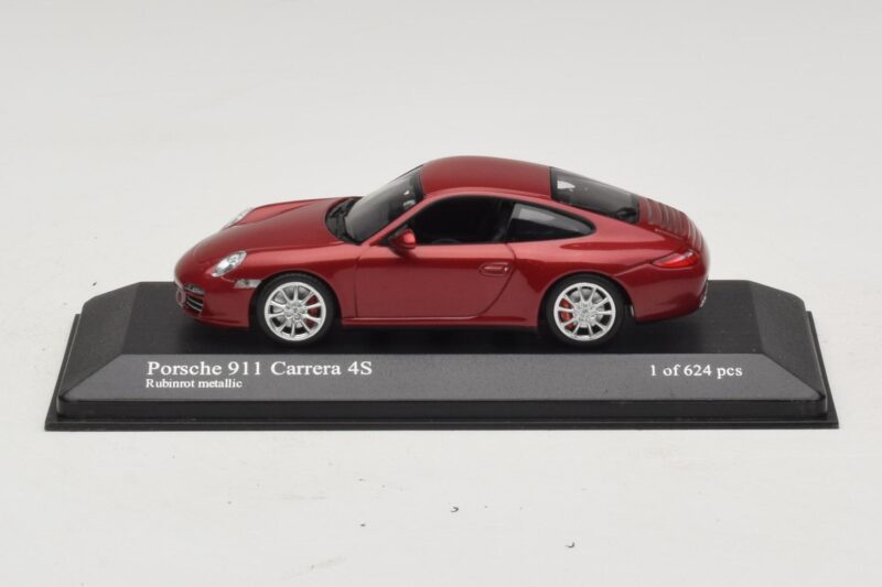 Porsche 911 997 Carrera 4S Red Metallic Minichamps 1:43 Porsche 911 997 Carrera 4S Red Metallic Minichamps 1:43 400066422 Metalas