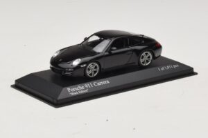 Porsche 911 997 Carrera Black Edition Minichamps 1:43 400066425 Metalas - nuotrauka 2 iš 4