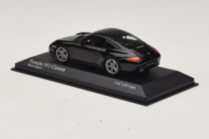 Porsche 911 997 Carrera Black Edition Minichamps 1:43 400066425 Metalas - nuotrauka 3 iš 4