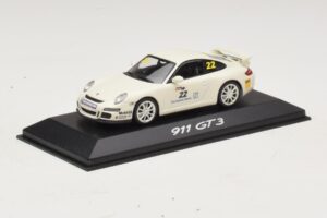 Porsche 911 997 GT3 #22 Baltas Minichamps 1:43 WAP020102016 Metalas - nuotrauka 2 iš 4