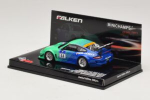 Porsche 911 997 GT3 R Falken #44 Nurburgring 2011 Minichamps 1:43 447116144 Metalas - nuotrauka 3 iš 5