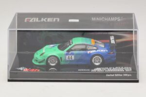 Porsche 911 997 GT3 R Falken #44 Nurburgring 2011 Minichamps 1:43 447116144 Metalas - nuotrauka 4 iš 5