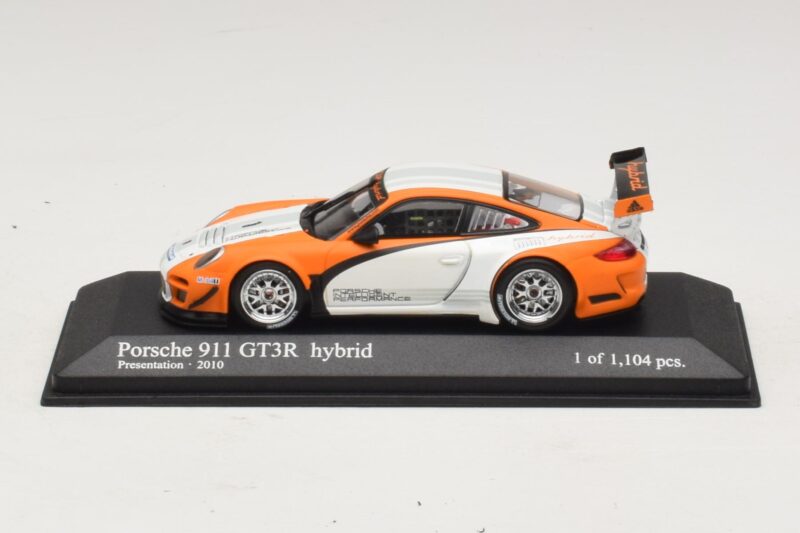 Porsche 911 997 GT3 R Hybrid Presentation 2010 Minichamps 1:43 Porsche 911 997 GT3 R Hybrid Presentation 2010 Minichamps 1:43 410108900 Metalas