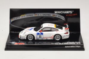 Porsche 911 997 GT3 RS #11 24 Hours Nurburgring 2010 Minichamps 1:43 437106711 Metalas