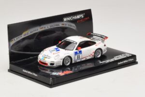 Porsche 911 997 GT3 RS #11 24 Hours Nurburgring 2010 Minichamps 1:43 437106711 Metalas - nuotrauka 2 iš 5