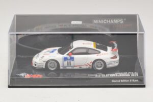 Porsche 911 997 GT3 RS #11 24 Hours Nurburgring 2010 Minichamps 1:43 437106711 Metalas - nuotrauka 5 iš 5