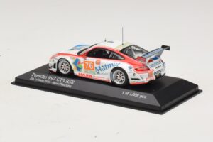 Porsche 911 997 GT3 RSR GT2 #76 R. Narac / J-K. Vernay / P. Pilet 24 Hours of Le Mans 2010 Minichamps 1:43 410106976 Metalas - nuotrauka 3 iš 4